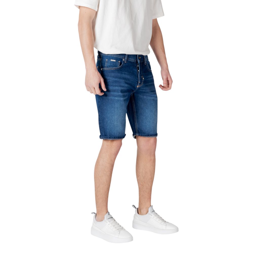 Antony Morato Blue Cotton Bermuda – W32 par Antony Morato | Disponible sur Sandy Store ByNet