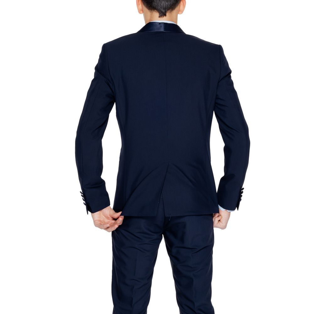 Antony Morato Blue Polyester Blazer – IT56 | 3XL par Antony Morato | Disponible sur Sandy Store ByNet