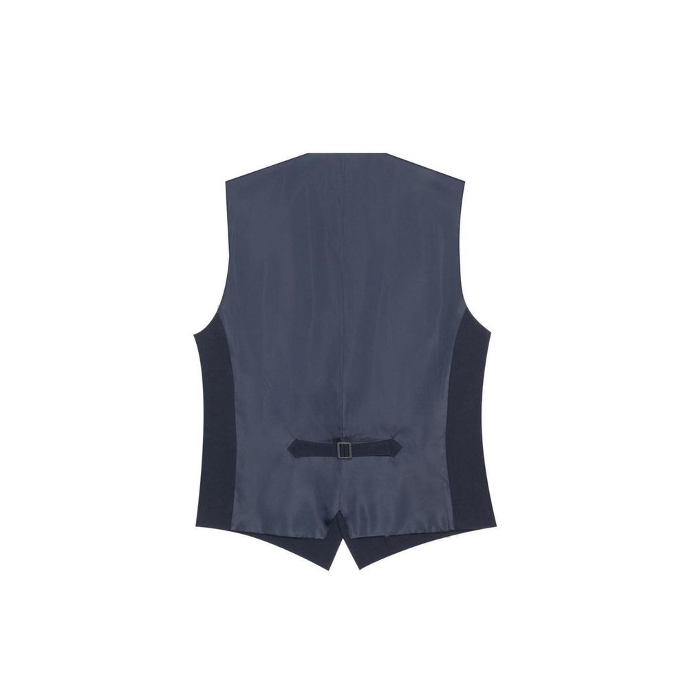 Antony Morato Blue Polyester Waistcoat – IT54 | XXL par Antony Morato | Disponible sur Sandy Store ByNet