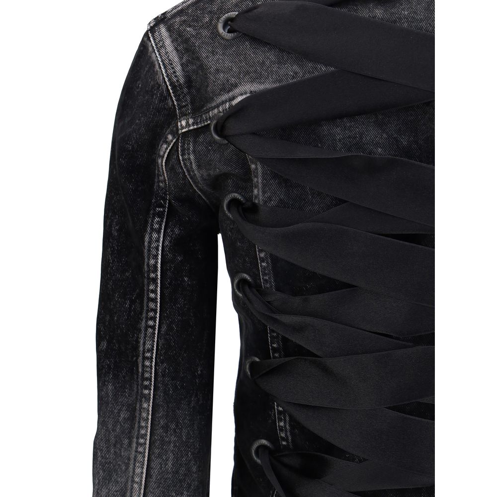Balenciaga Denim Jacket with ribbon - Sandy Store ByNet