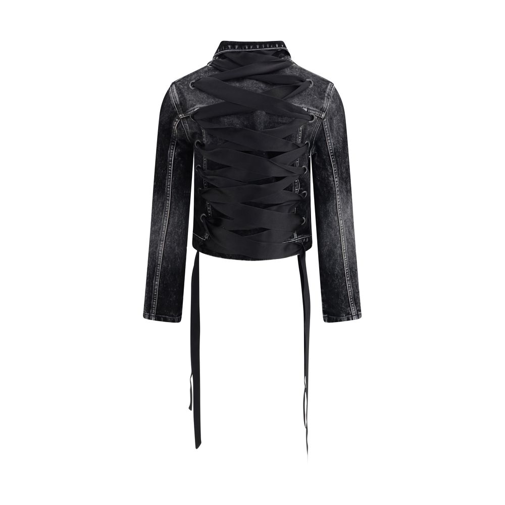 Balenciaga Denim Jacket with ribbon - Sandy Store ByNet
