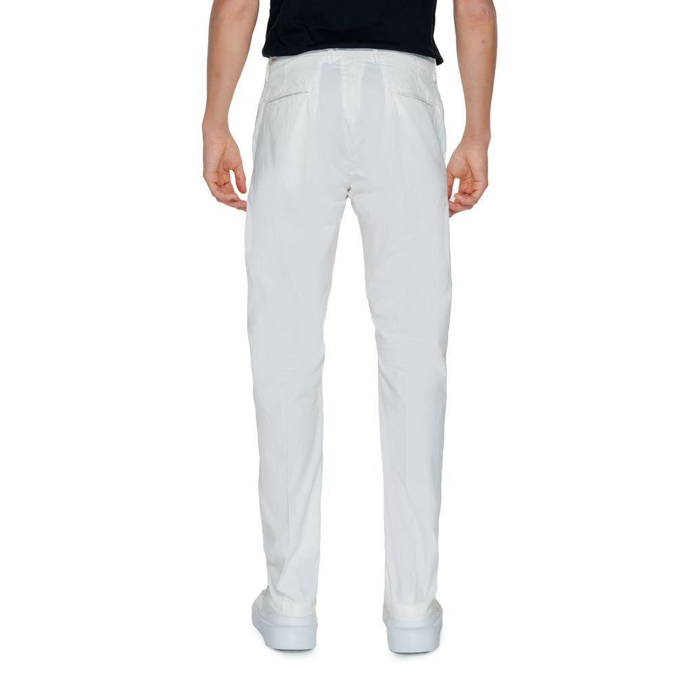 Borghese White Cotton Pant – IT52 | XL par Borghese | Disponible sur Sandy Store ByNet