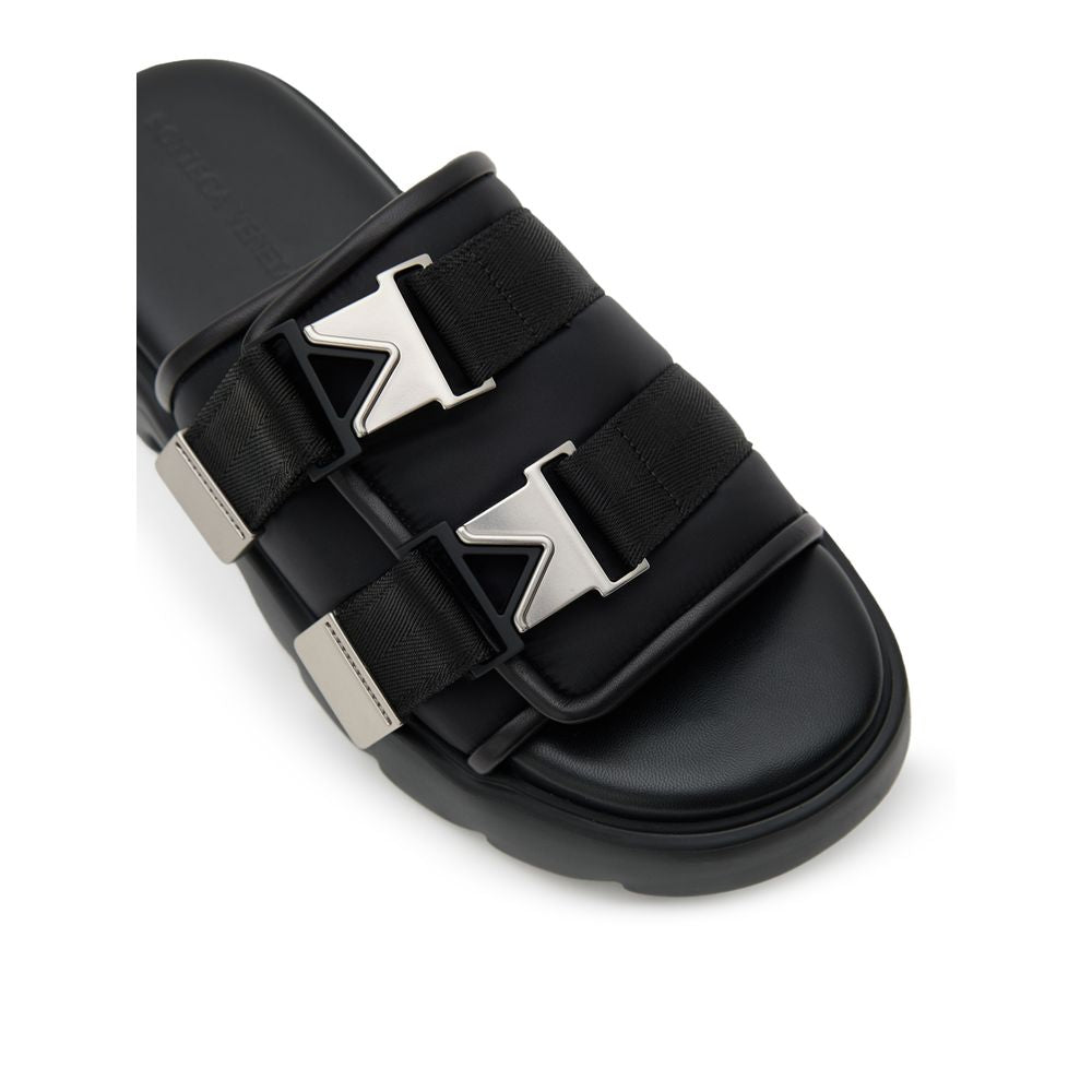 Bottega Veneta Black Cotton Slipper – EU43/US10 par Bottega Veneta | Disponible sur Sandy Store ByNet