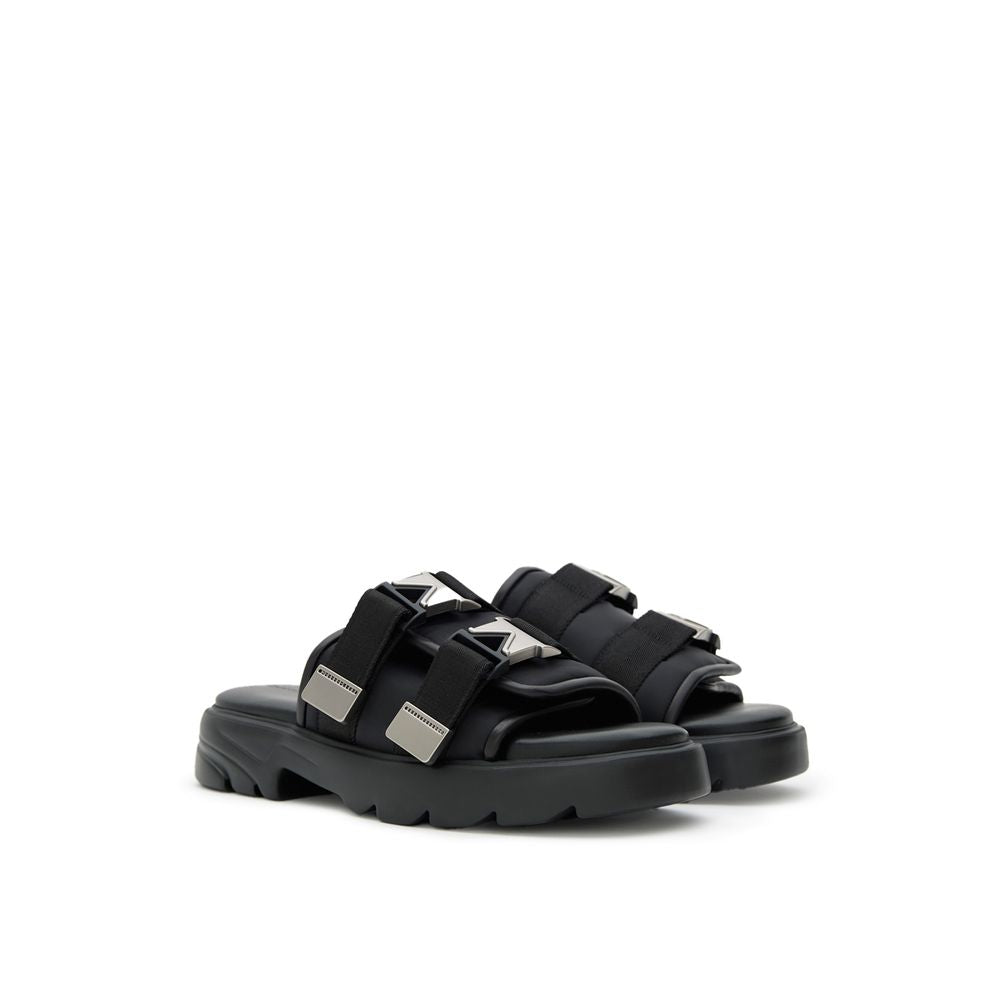 Bottega Veneta Black Cotton Slipper – EU43/US10 par Bottega Veneta | Disponible sur Sandy Store ByNet