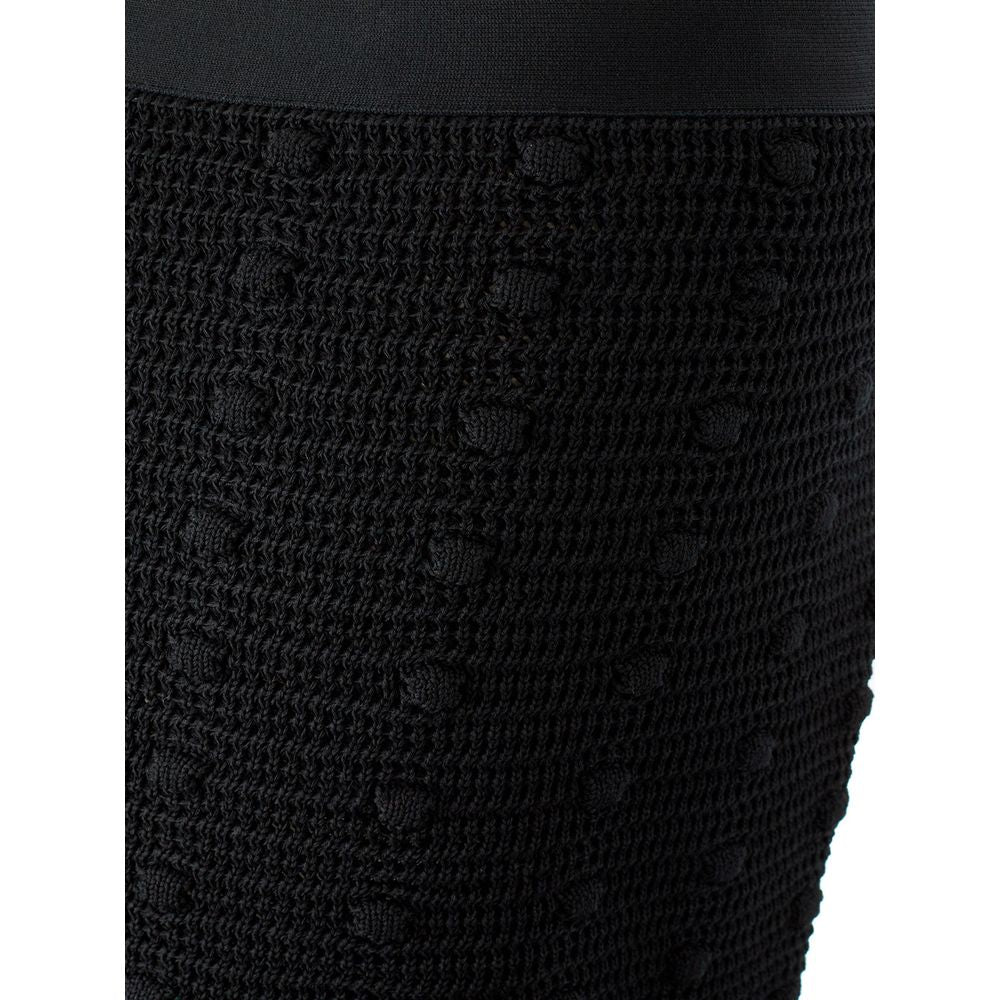 Bottega Veneta Elegant Black Cotton Skirt - Sandy Store ByNet