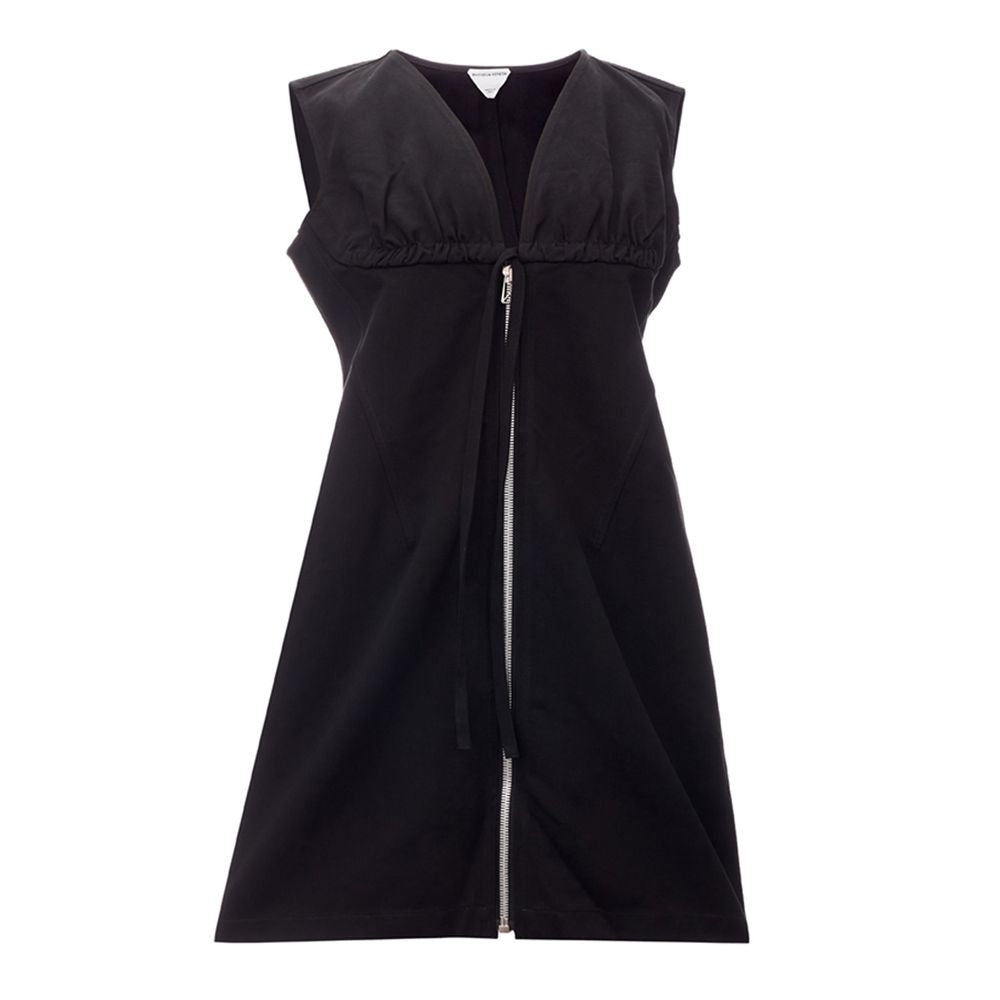 Bottega Veneta Elegant Black Viscose Dress Essentials - Sandy Store ByNet