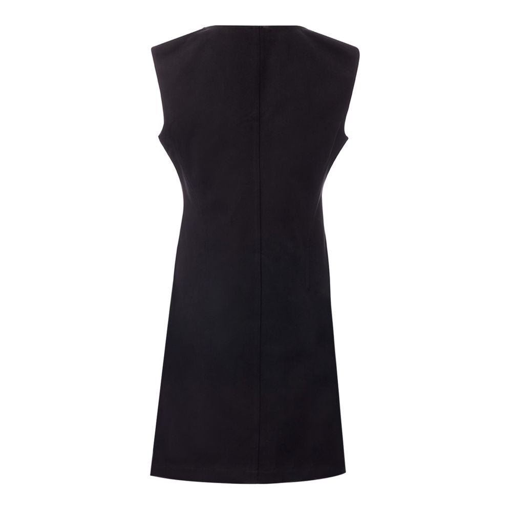 Bottega Veneta Elegant Black Viscose Dress Essentials - Sandy Store ByNet