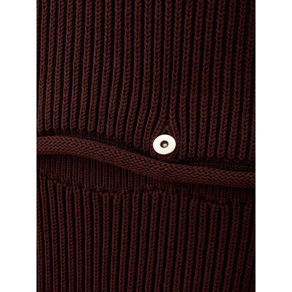 Bottega Veneta Elegant Viscose Brown Dress - Sandy Store ByNet