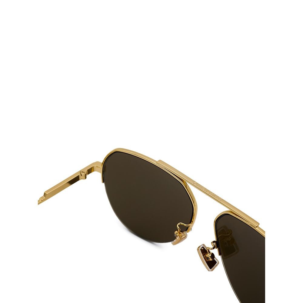 Bottega Veneta Gold Metal Sunglass – par Bottega Veneta | Disponible sur Sandy Store ByNet