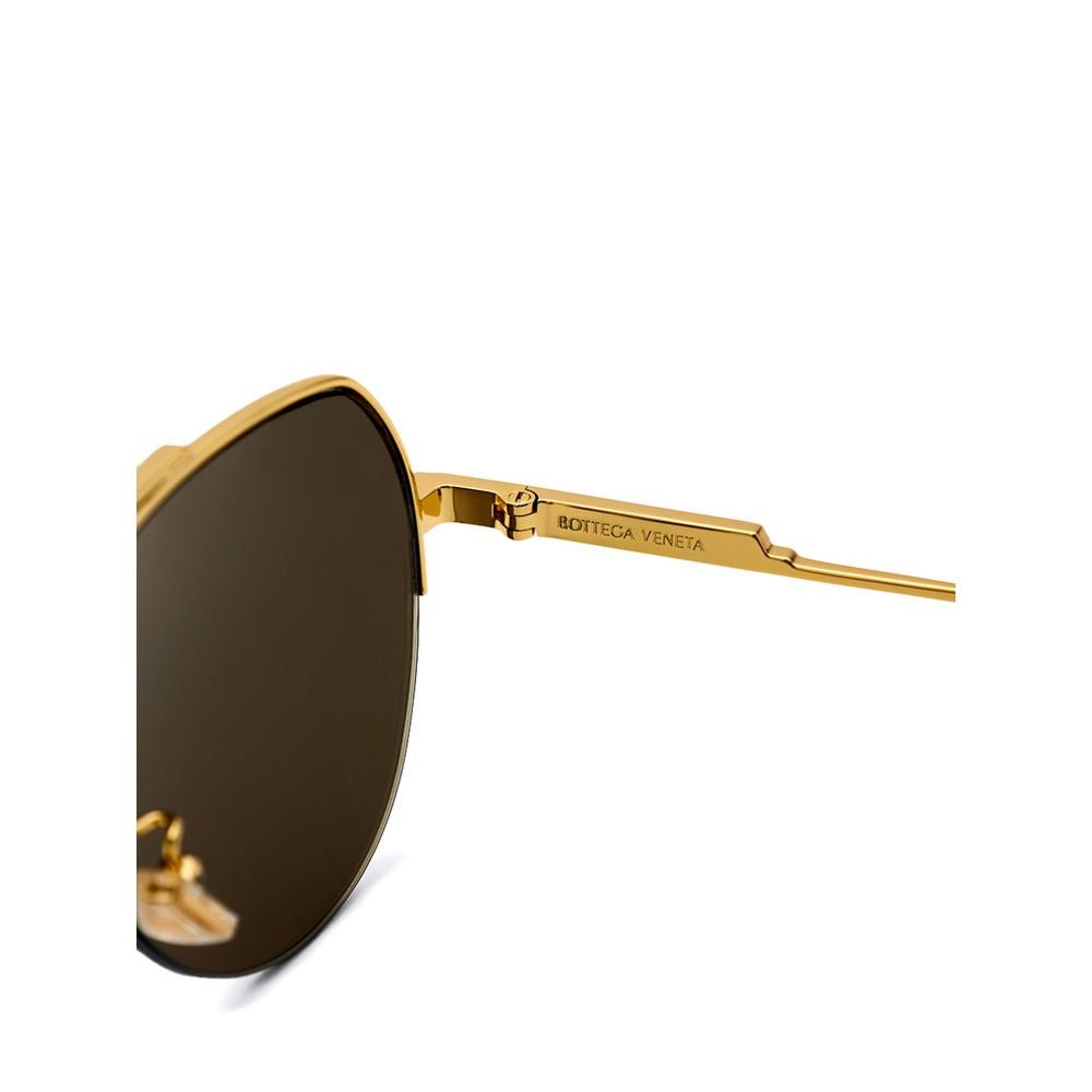 Bottega Veneta Gold Metal Sunglass – par Bottega Veneta | Disponible sur Sandy Store ByNet