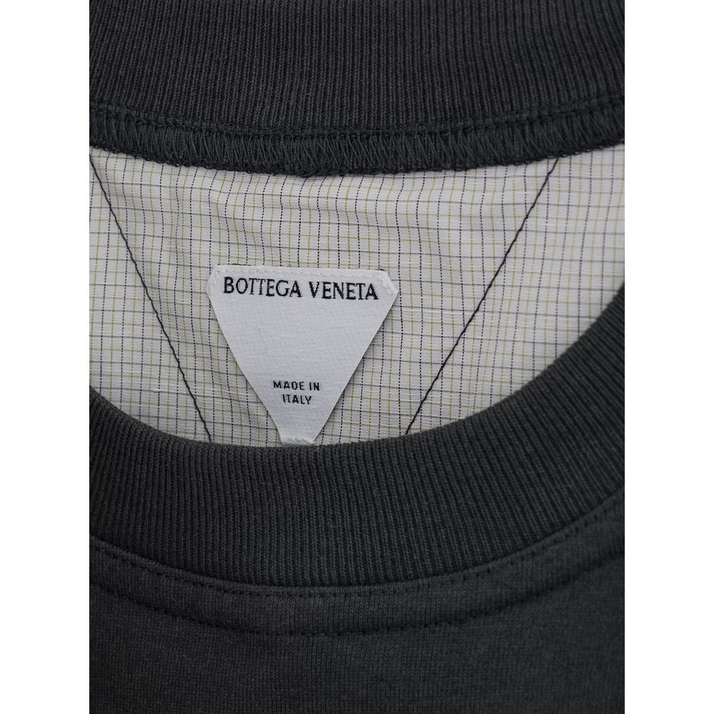 Bottega Veneta Gray Cotton T-Shirt - Sandy Store ByNet