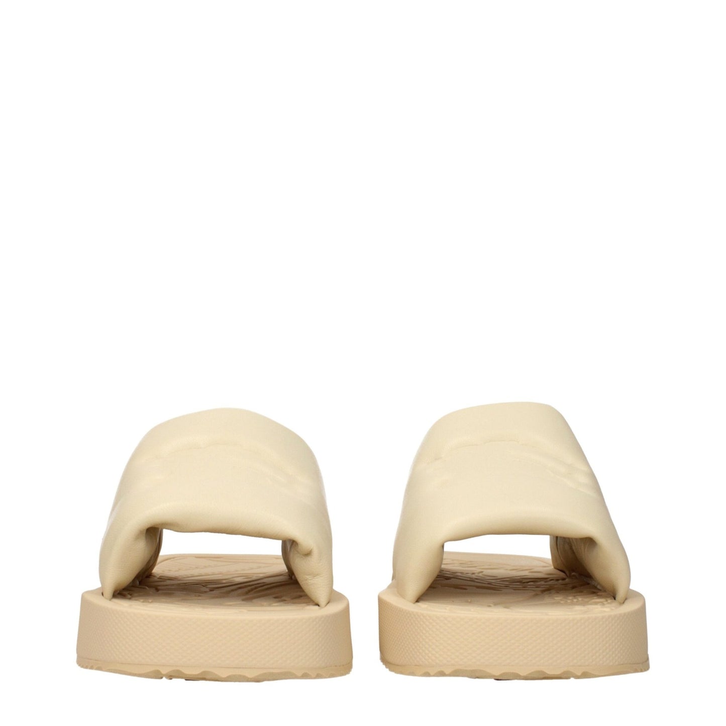 Burberry Beige Leather Slippers Sandals – EU36/US6 par Burberry | Disponible sur Sandy Store ByNet