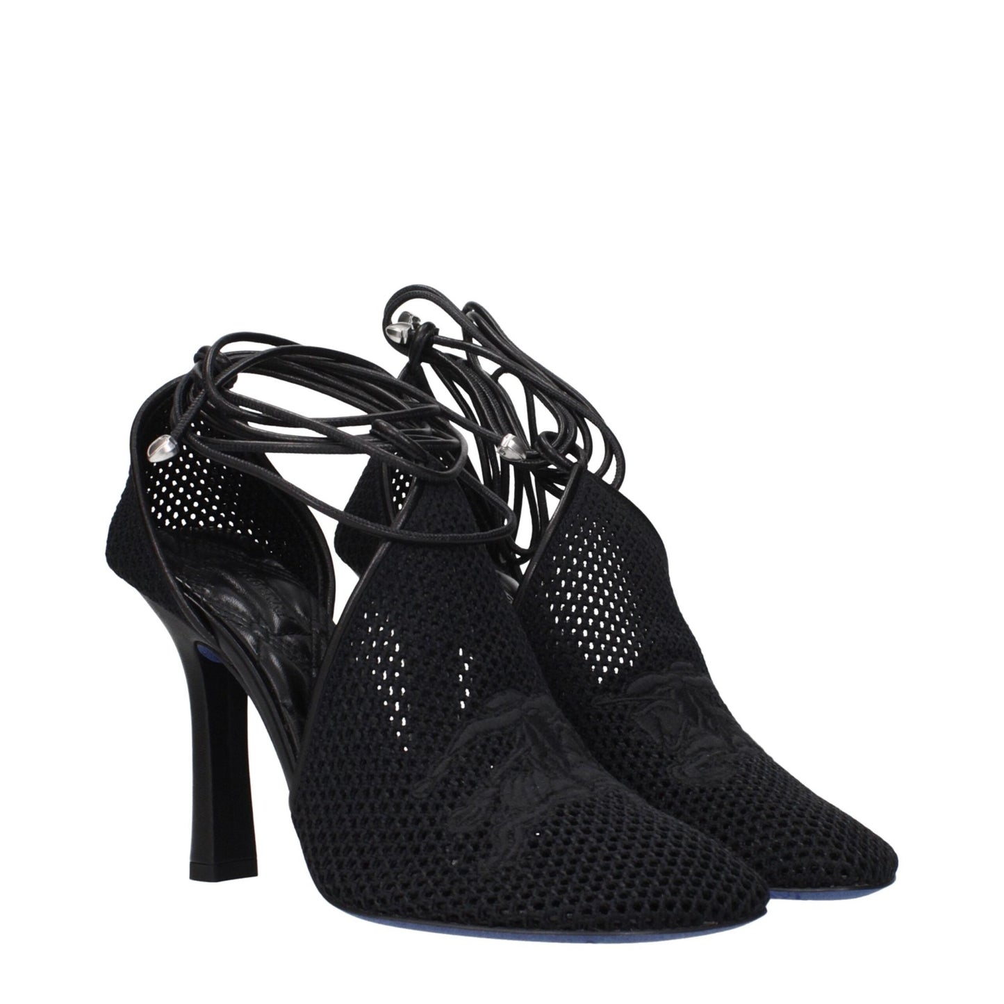 Burberry Black Fabric High Heel Pumps – EU36/US6 par Burberry | Disponible sur Sandy Store ByNet