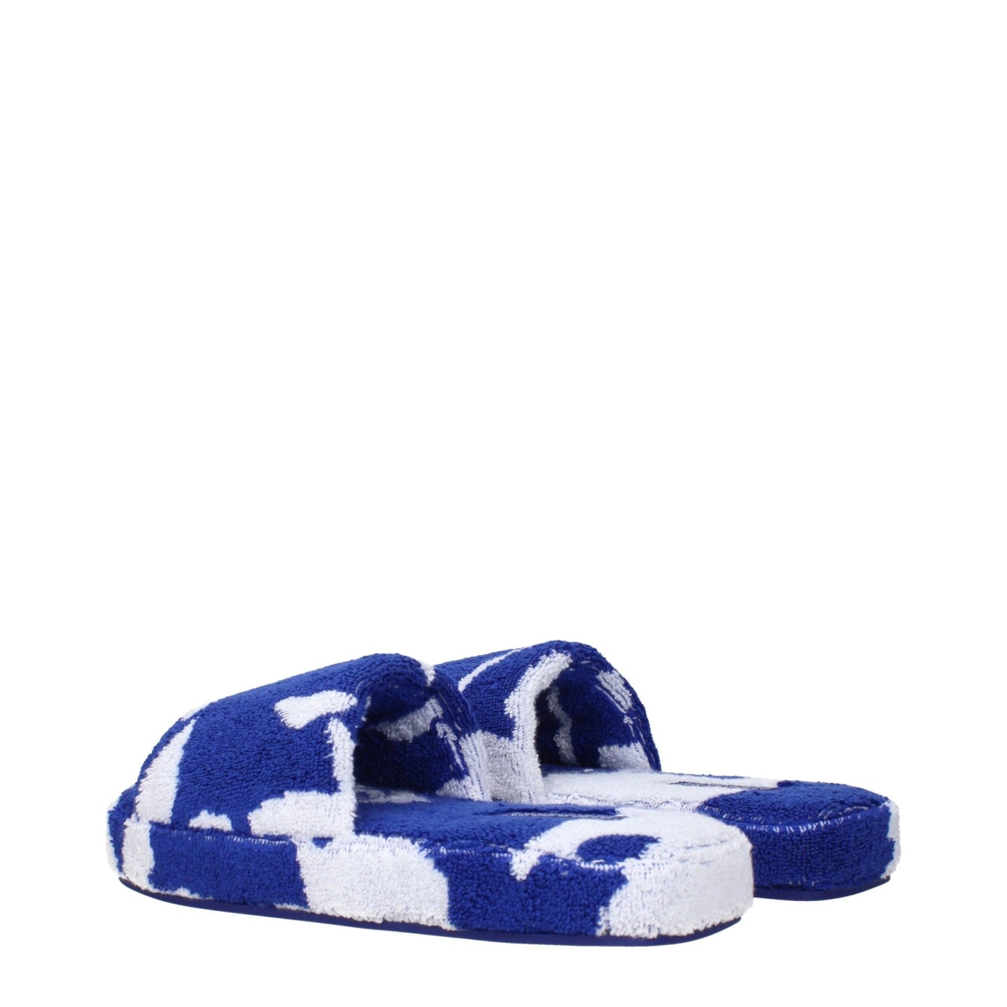 Burberry Blue Fabric Slippers Sandals – EU39/US9 par Burberry | Disponible sur Sandy Store ByNet