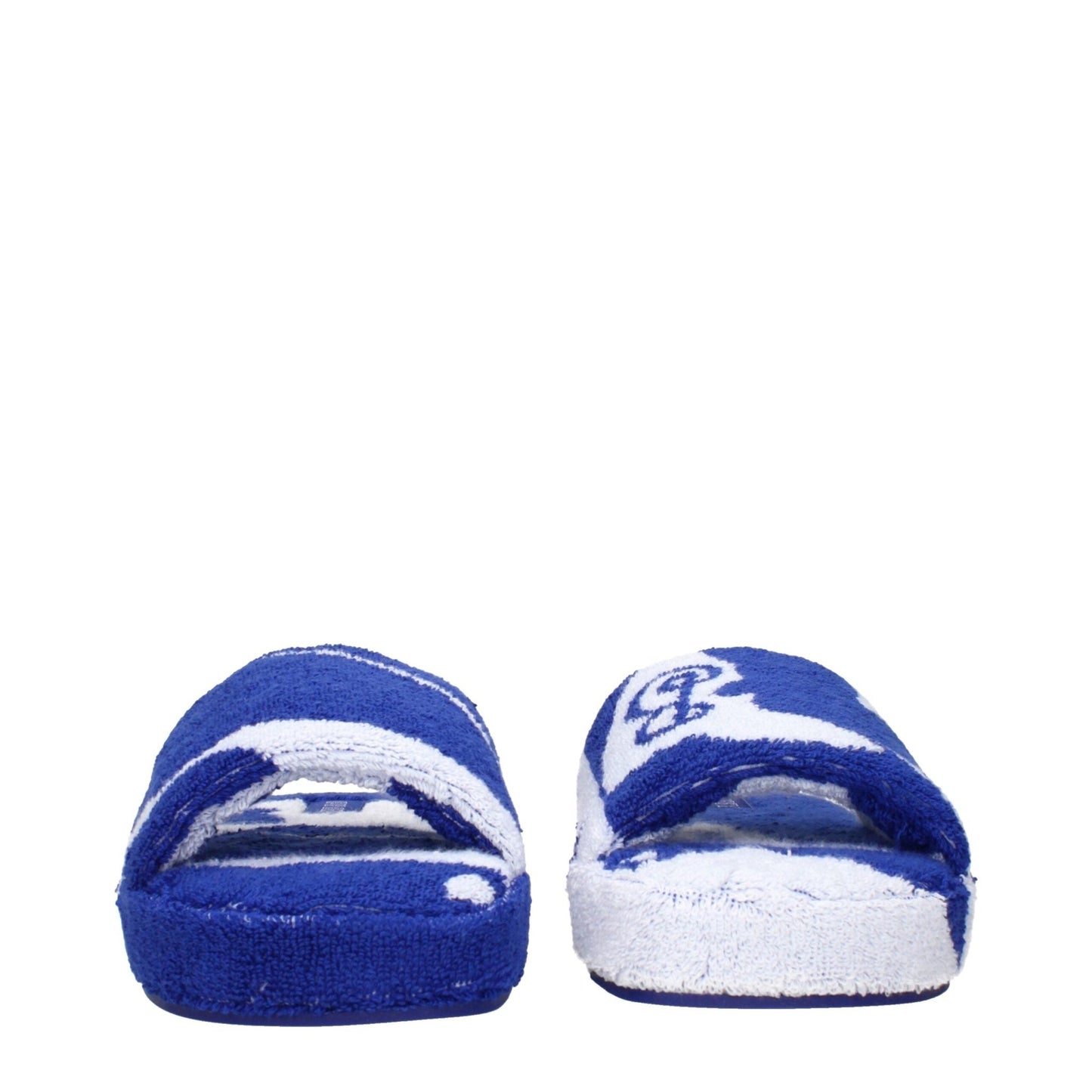 Burberry Blue Fabric Slippers Sandals – EU39/US9 par Burberry | Disponible sur Sandy Store ByNet