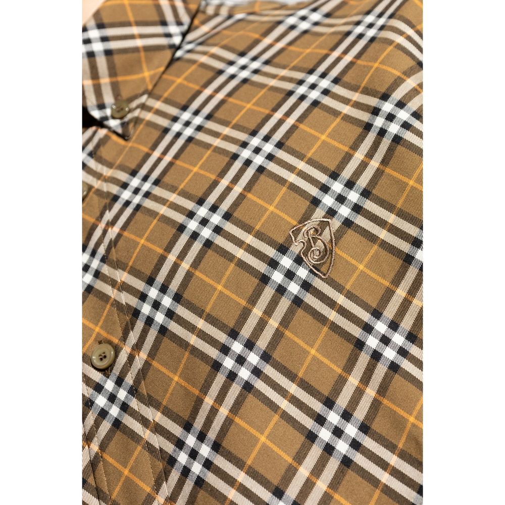 Burberry Cotton Checked Shirt – S par Burberry | Disponible sur Sandy Store ByNet