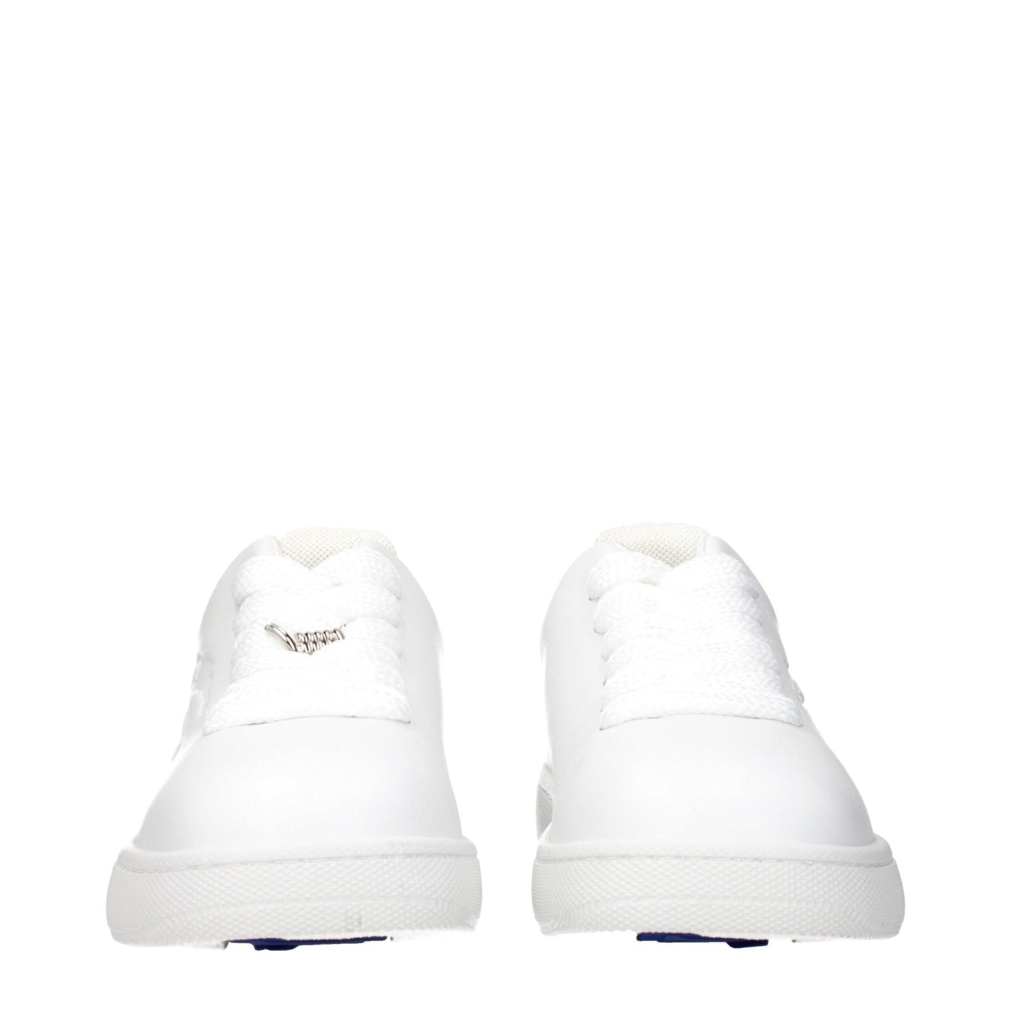 Burberry White Leather Low Tops – EU40/US7 par Burberry | Disponible sur Sandy Store ByNet
