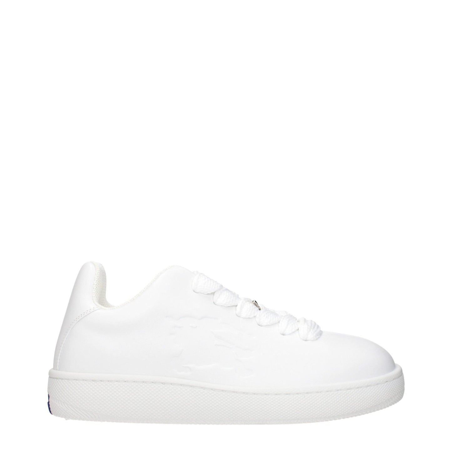 Burberry White Leather Low Tops – EU40/US7 par Burberry | Disponible sur Sandy Store ByNet