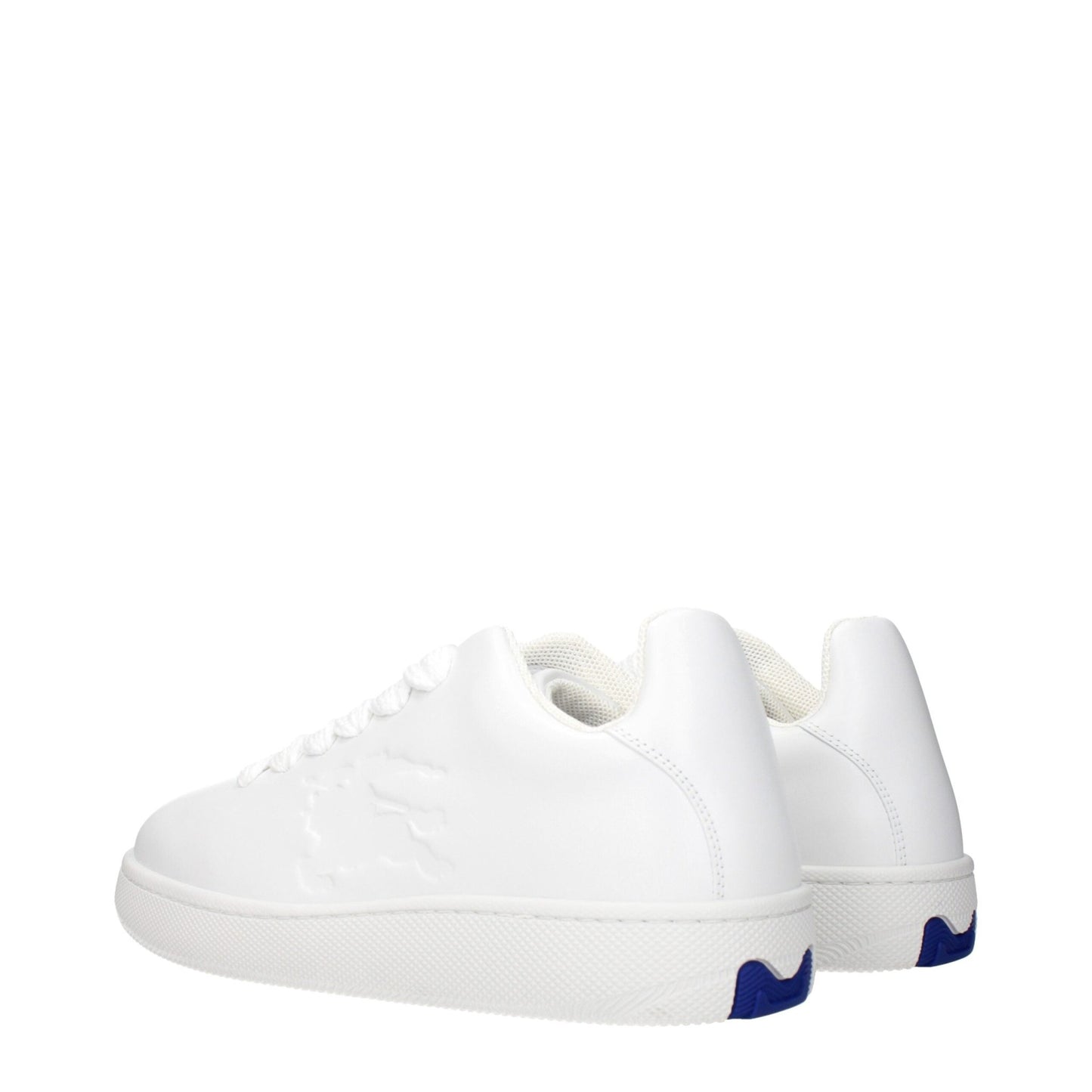Burberry White Leather Low Tops – EU40/US7 par Burberry | Disponible sur Sandy Store ByNet