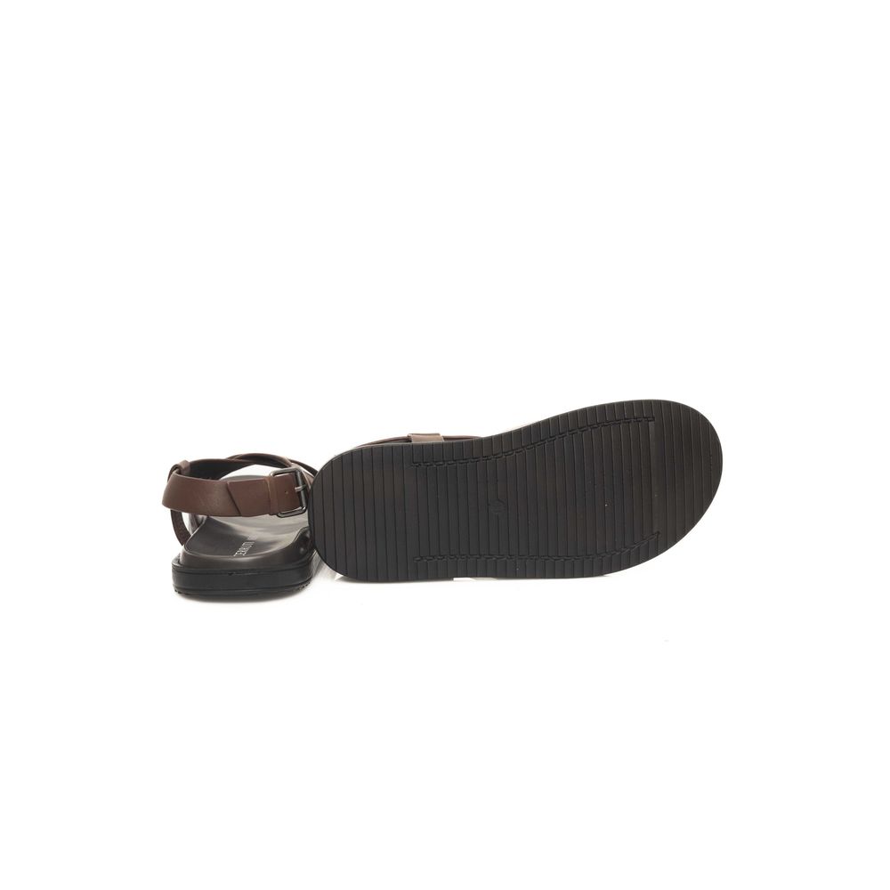 Cerruti 1881 Brown Cowhide Men Sandal – EU40/US7 par Cerruti 1881 | Disponible sur Sandy Store ByNet