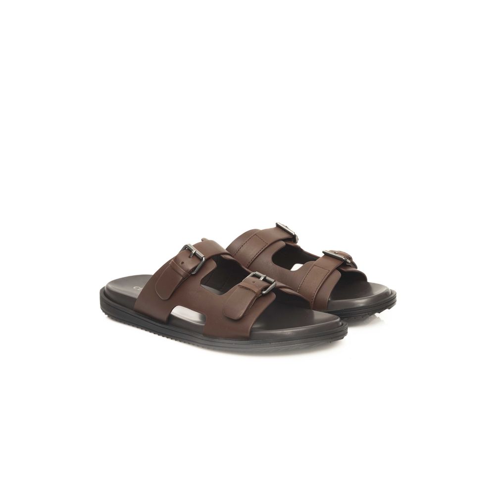Cerruti 1881 Brown Cowhide Sandal – EU40/US7 par Cerruti 1881 | Disponible sur Sandy Store ByNet