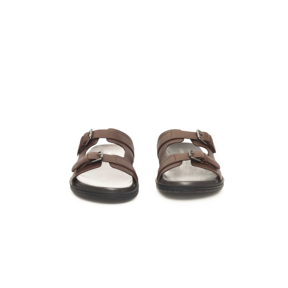 Cerruti 1881 Brown Cowhide Sandal – EU40/US7 par Cerruti 1881 | Disponible sur Sandy Store ByNet
