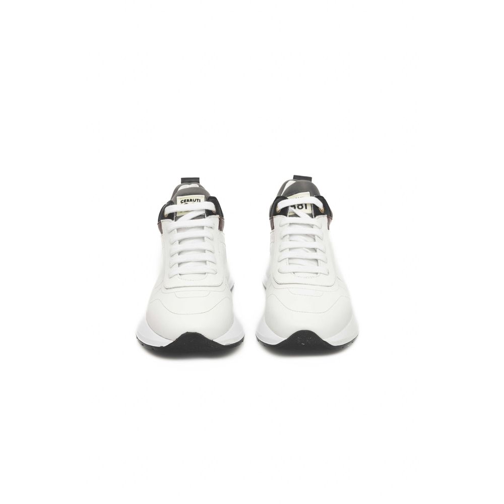 Cerruti 1881 White Leather Women Sneaker - Sandy Store ByNet