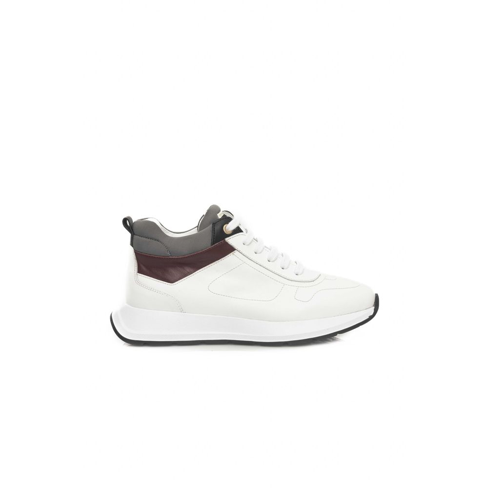 Cerruti 1881 White Leather Women Sneaker - Sandy Store ByNet