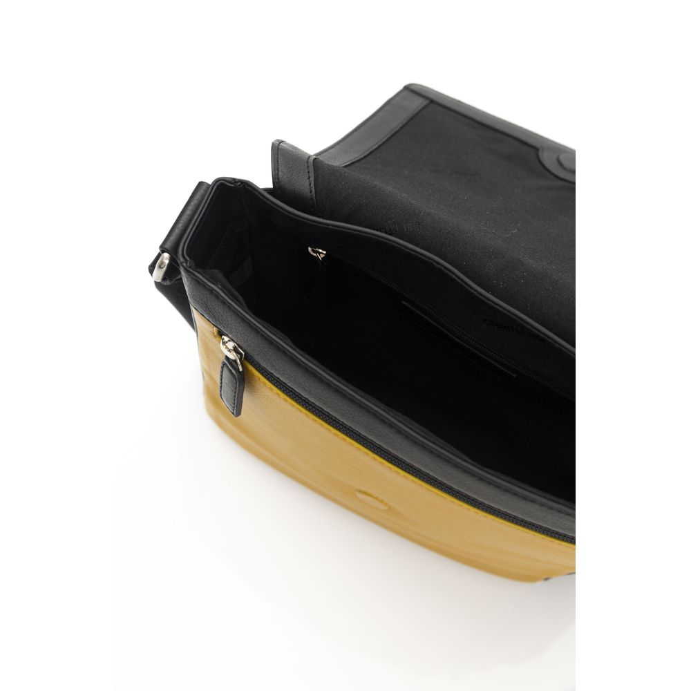 Cerruti 1881 Yellow Leather Women Crossbody Bag – par Cerruti 1881 | Disponible sur Sandy Store ByNet