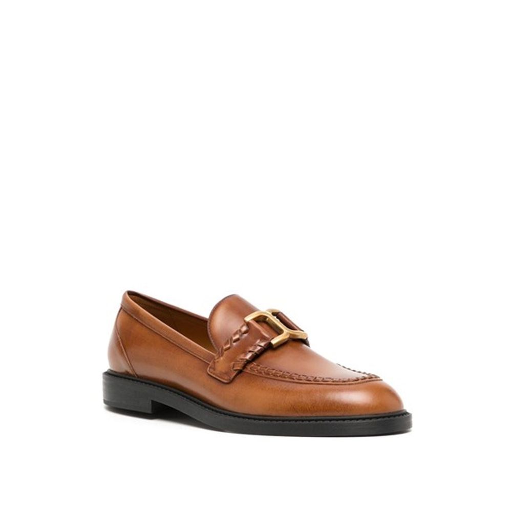 Chloé Chloe Marcie Leather Loafers – EU36.5/US6.5 par Chloé | Disponible sur Sandy Store ByNet