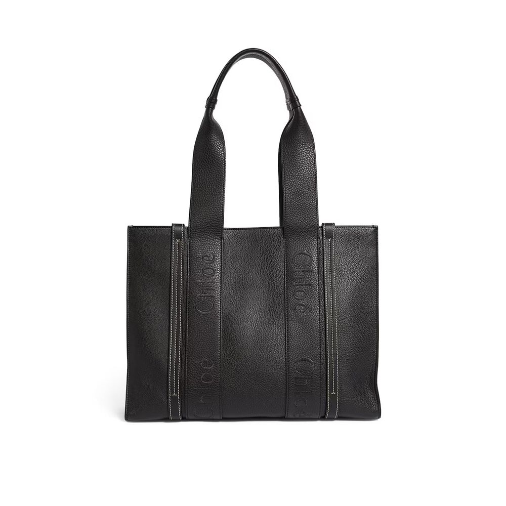 Chloé Chloe Woody Medium Leather Tote Bag – par Chloé | Disponible sur Sandy Store ByNet