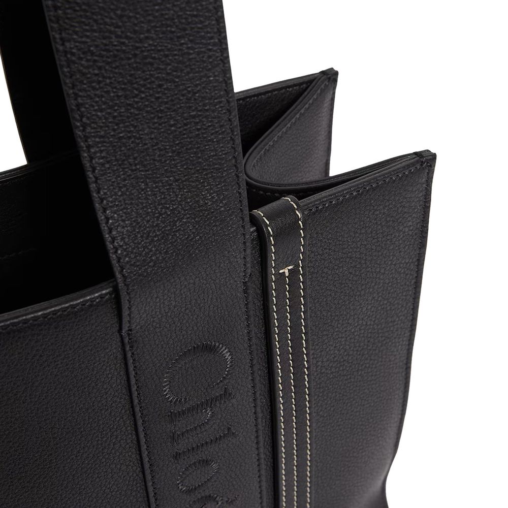 Chloé Chloe Woody Medium Leather Tote Bag – par Chloé | Disponible sur Sandy Store ByNet