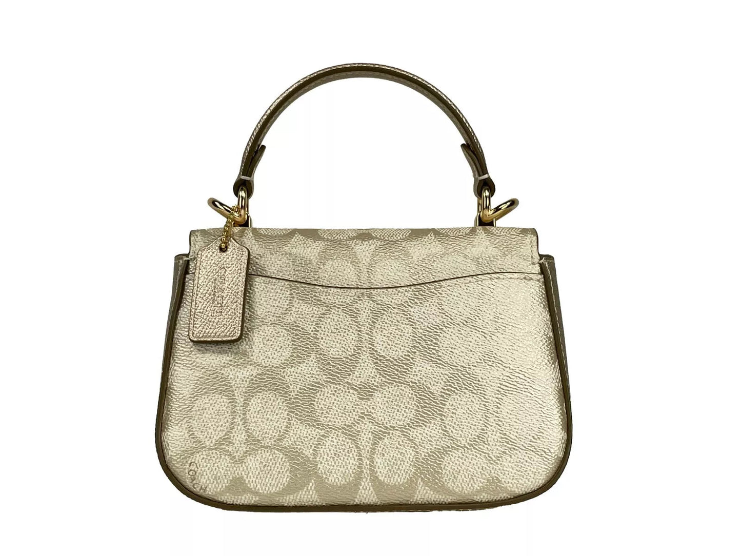 COACH Lysa Top Handle Bag Crossbody Champagne Gold - Sandy Store ByNet