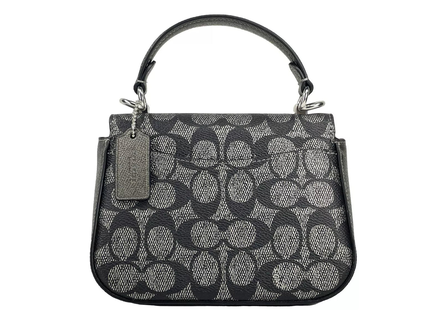 COACH Lysa Top Handle Bag Crossbody Gun Metal - Sandy Store ByNet