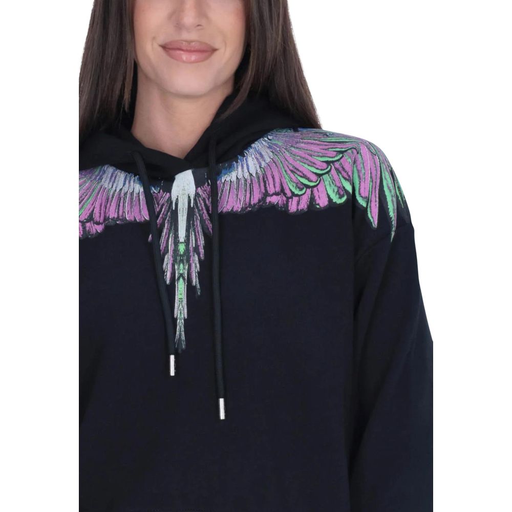 County of Milan Black Cotton Hoody – IT42|M par County of Milan | Disponible sur Sandy Store ByNet