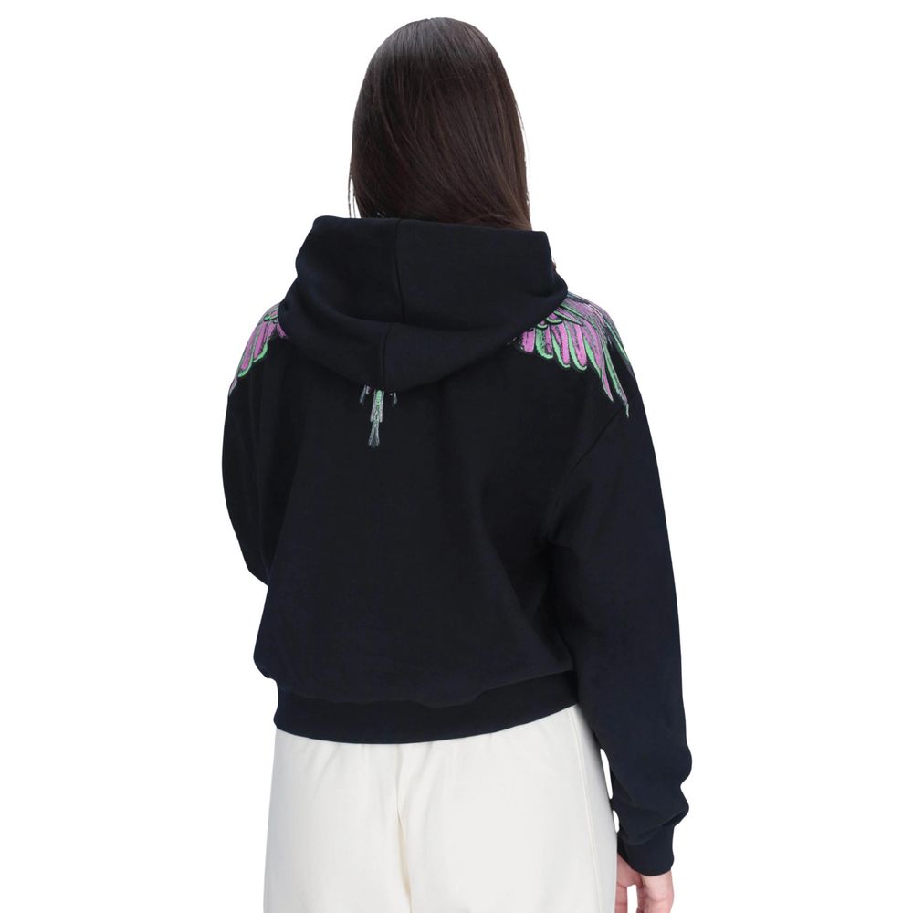 County of Milan Black Cotton Hoody – IT42|M par County of Milan | Disponible sur Sandy Store ByNet