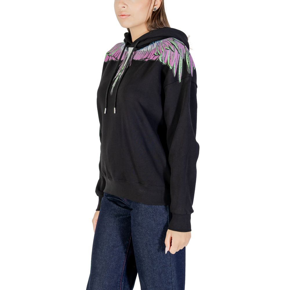County of Milan Black Cotton Hoody – IT44|L par County of Milan | Disponible sur Sandy Store ByNet