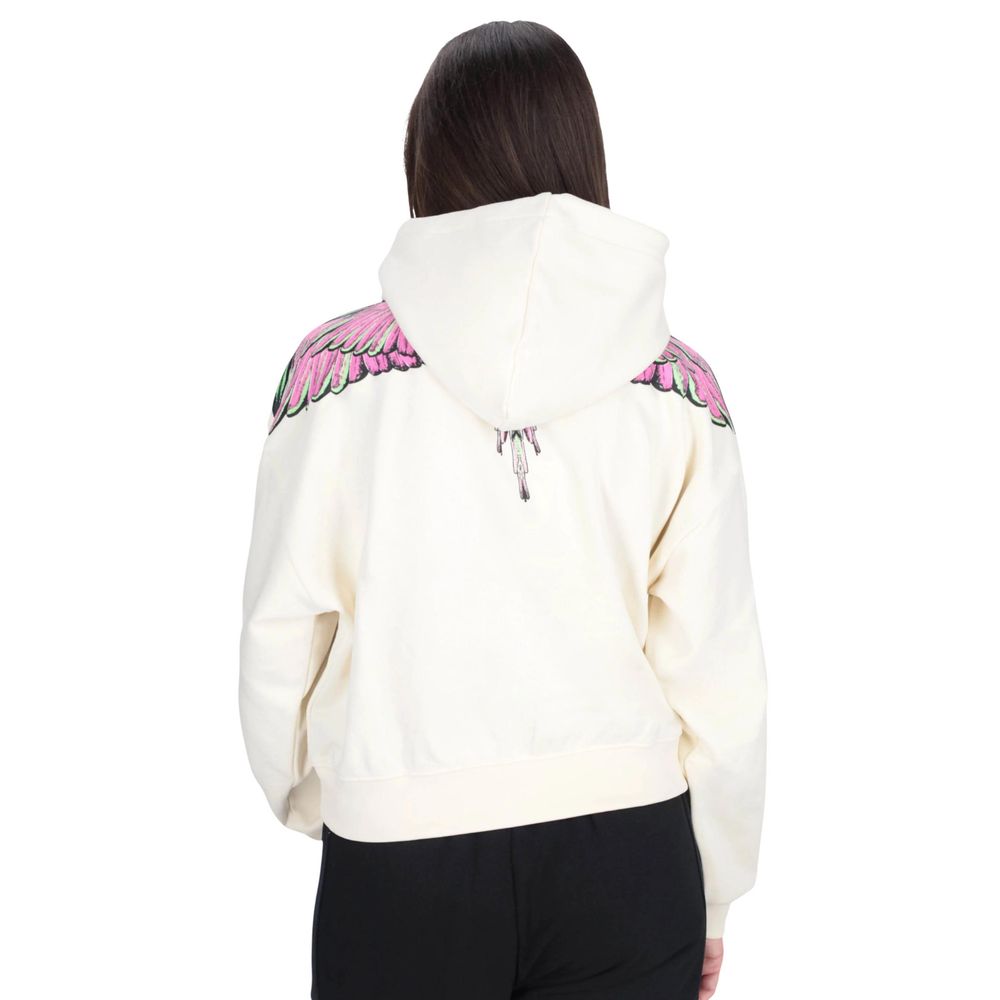County of Milan White Cotton Hoody – IT38|XS par County of Milan | Disponible sur Sandy Store ByNet