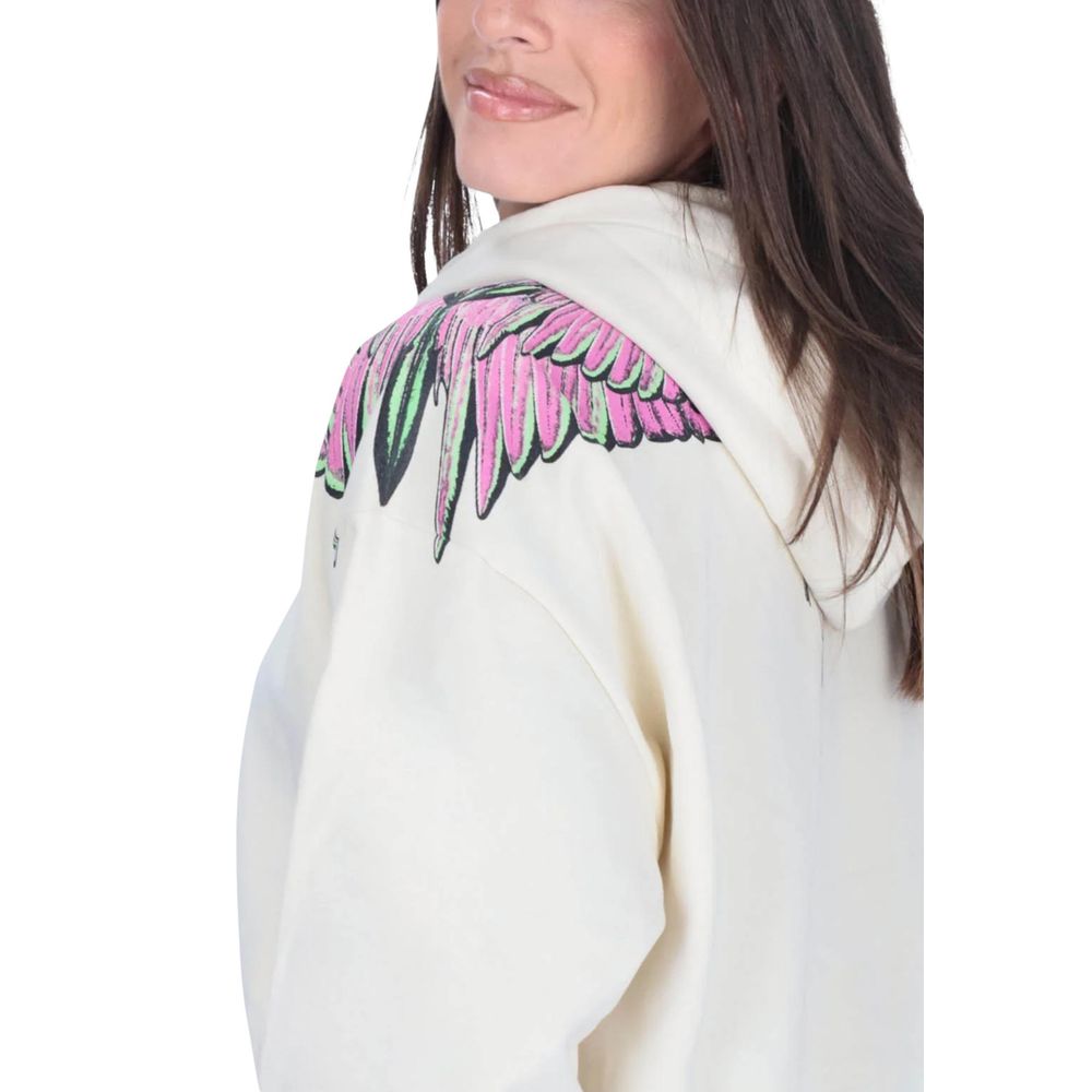 County of Milan White Cotton Hoody – IT38|XS par County of Milan | Disponible sur Sandy Store ByNet
