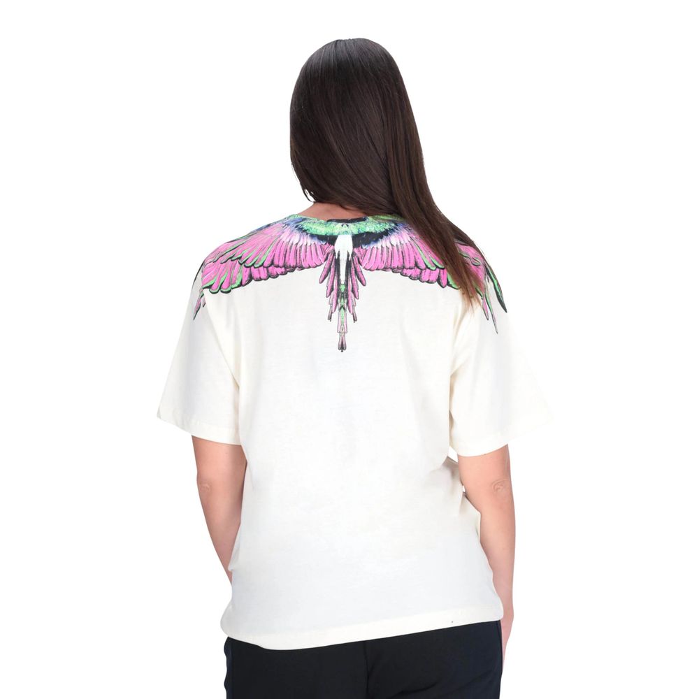 County of Milan White Cotton T-Shirt – IT44|L par County of Milan | Disponible sur Sandy Store ByNet