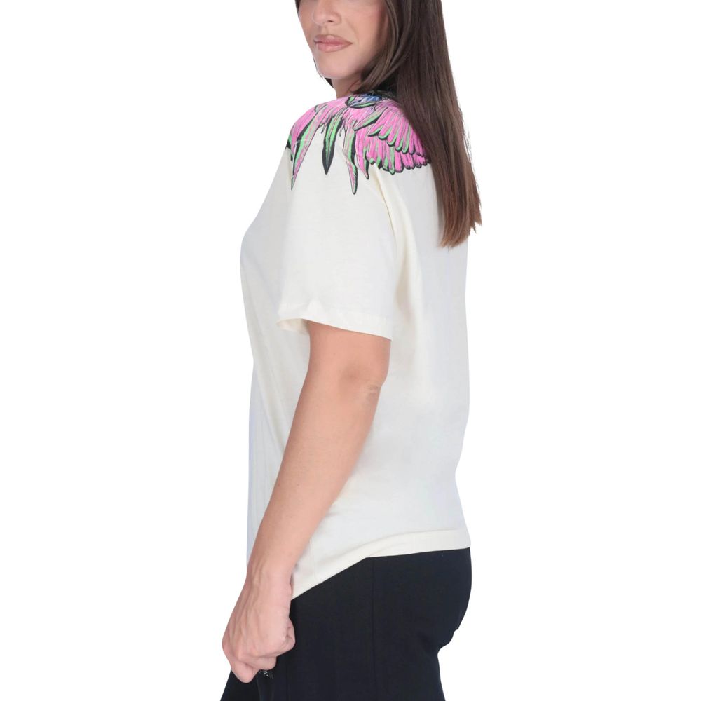 County of Milan White Cotton T-Shirt – IT44|L par County of Milan | Disponible sur Sandy Store ByNet