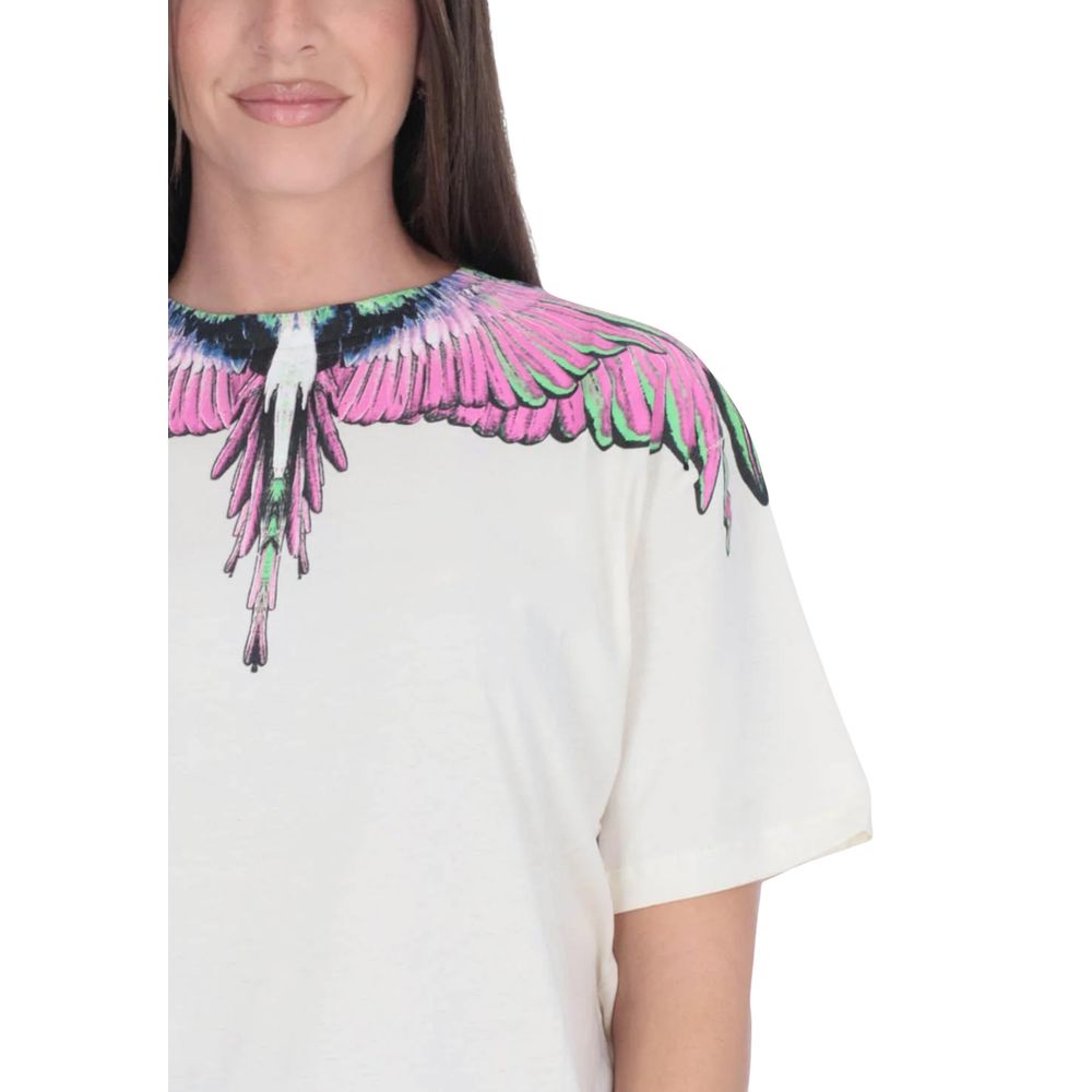 County of Milan White Cotton T-Shirt – IT44|L par County of Milan | Disponible sur Sandy Store ByNet