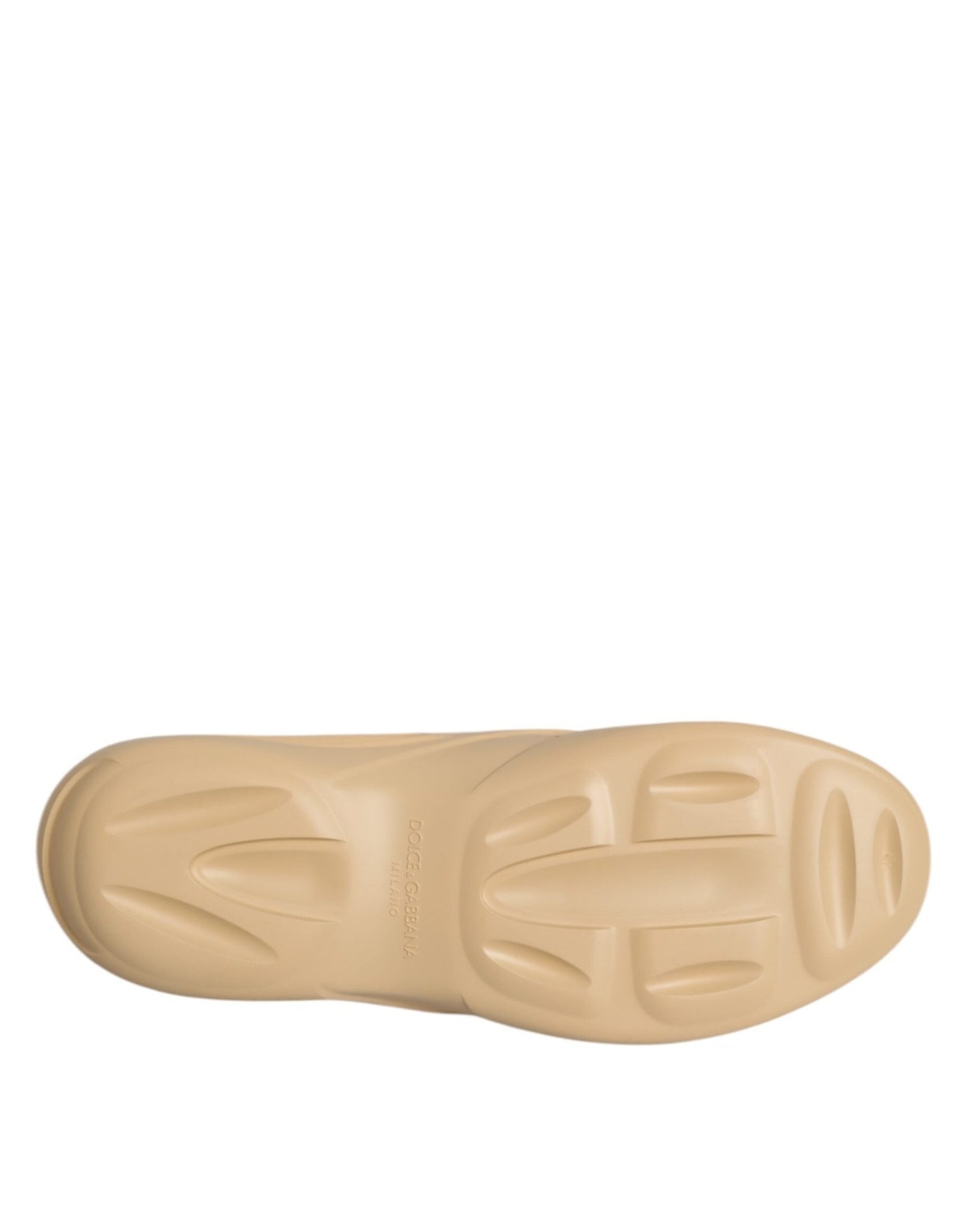 Dolce & Gabbana Beige Rubber Slides Low Top Sneakers Shoes – EU44/US11 par Dolce & Gabbana | Disponible sur Sandy Store ByNet