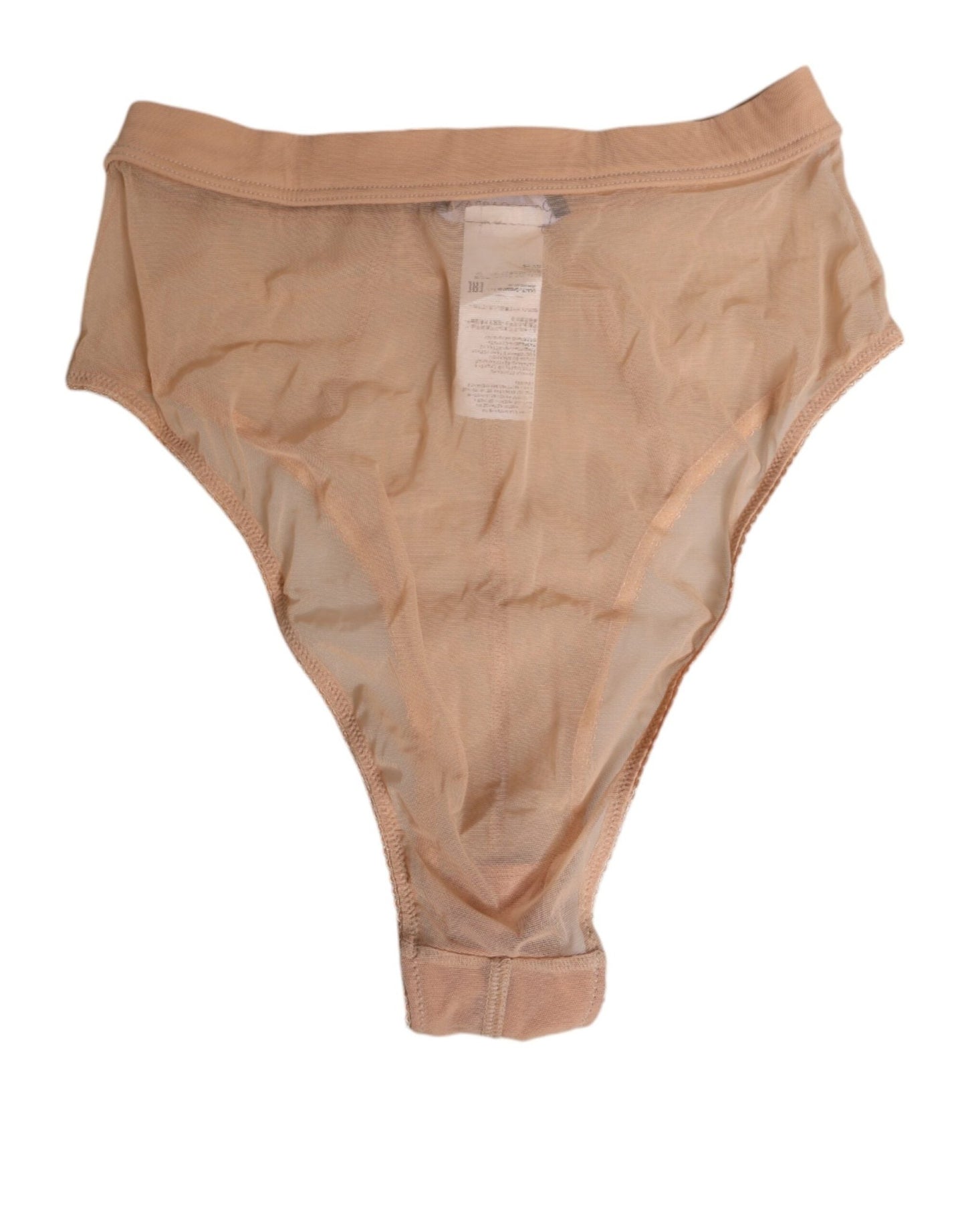 Dolce & Gabbana Beige Sheer Mesh High Waist Briefs Underwear – IT2 | S par Dolce & Gabbana | Disponible sur Sandy Store ByNet