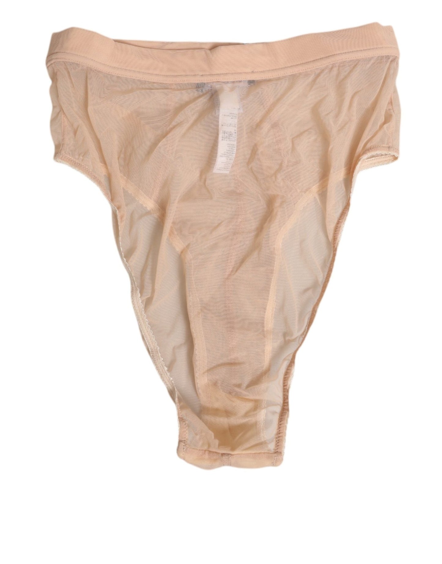 Dolce & Gabbana Beige Sheer Mesh High Waist Panty Underwear – IT1 | XS par Dolce & Gabbana | Disponible sur Sandy Store ByNet