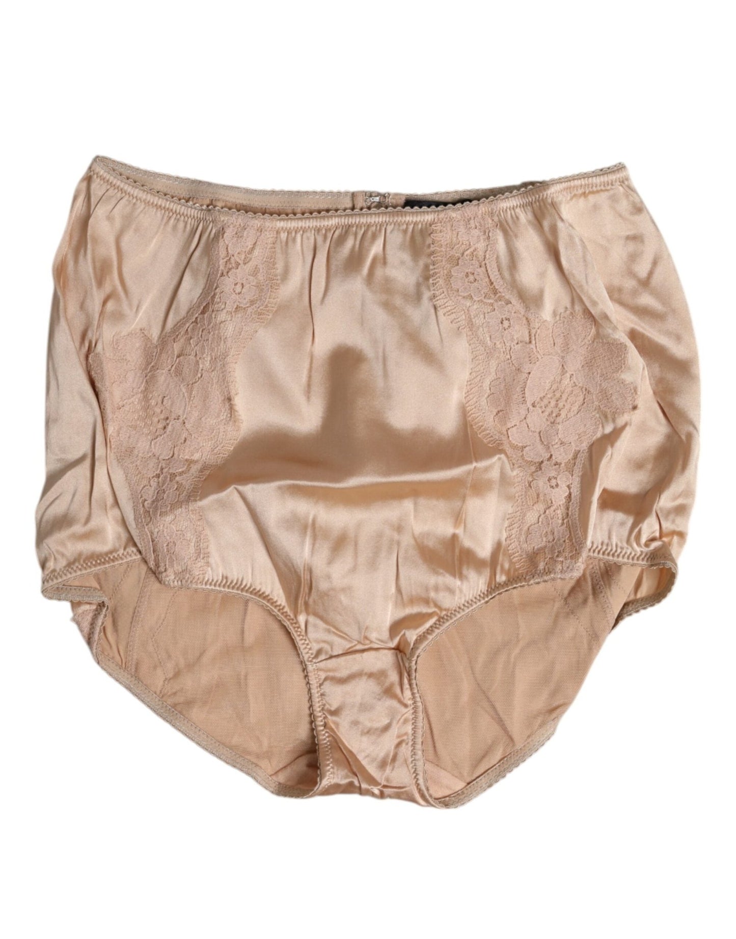 Dolce & Gabbana Beige Silk Lace High Waist Bikini Panty Underwear – IT2 | S par Dolce & Gabbana | Disponible sur Sandy Store ByNet