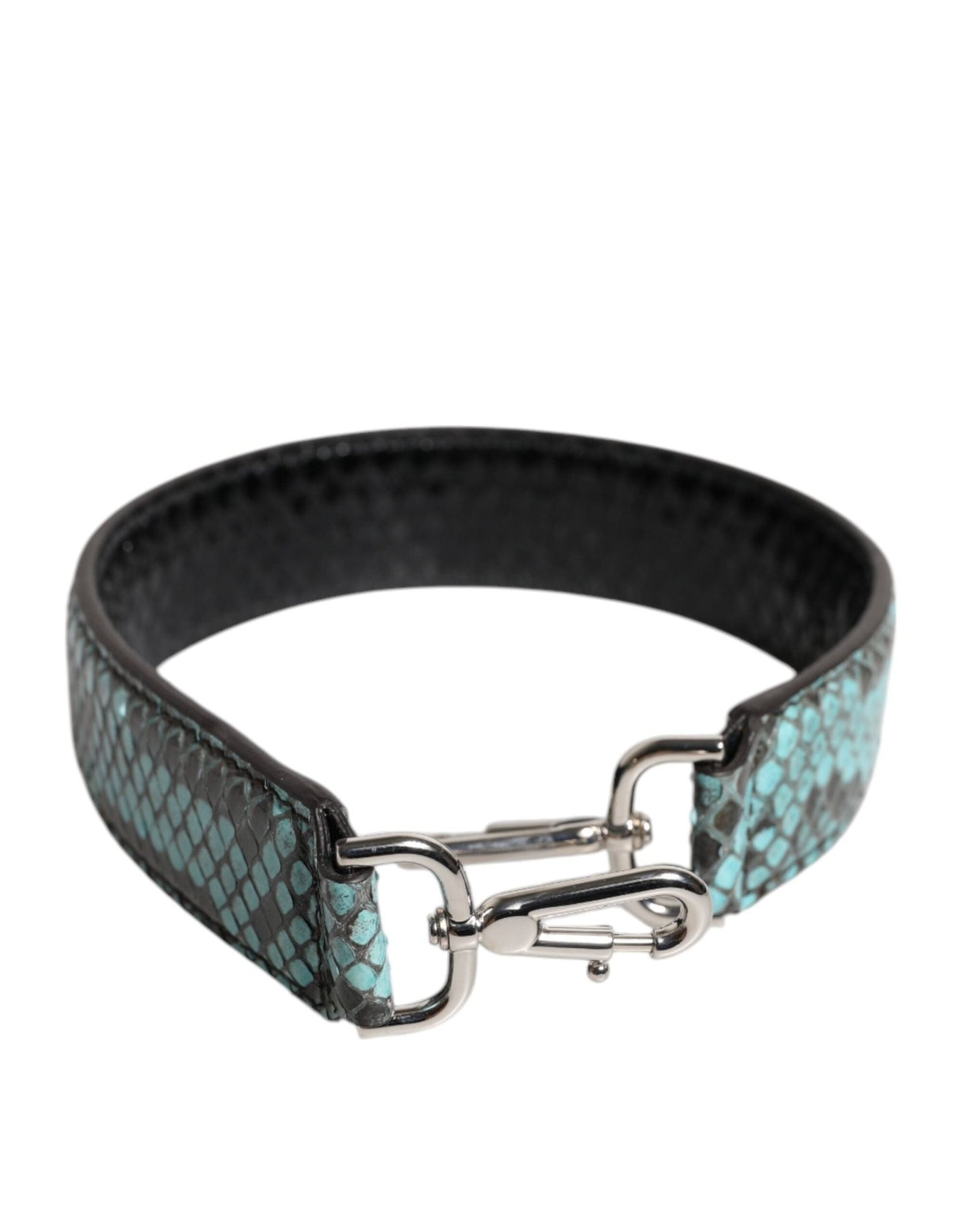 Dolce & Gabbana Black Blue Exotic Leather Bag Shoulder Strap – par Dolce & Gabbana | Disponible sur Sandy Store ByNet