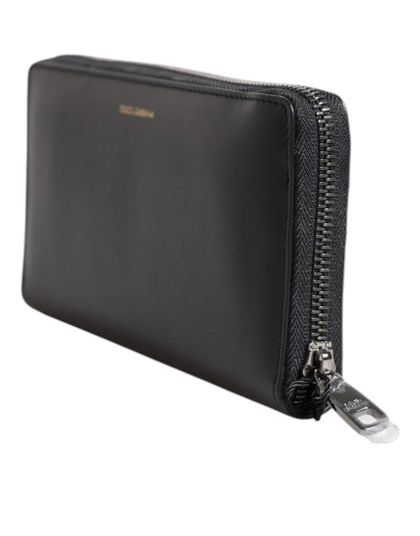 Dolce & Gabbana Black Blue Exotic Leather Embossed Continental Wallet - Sandy Store ByNet