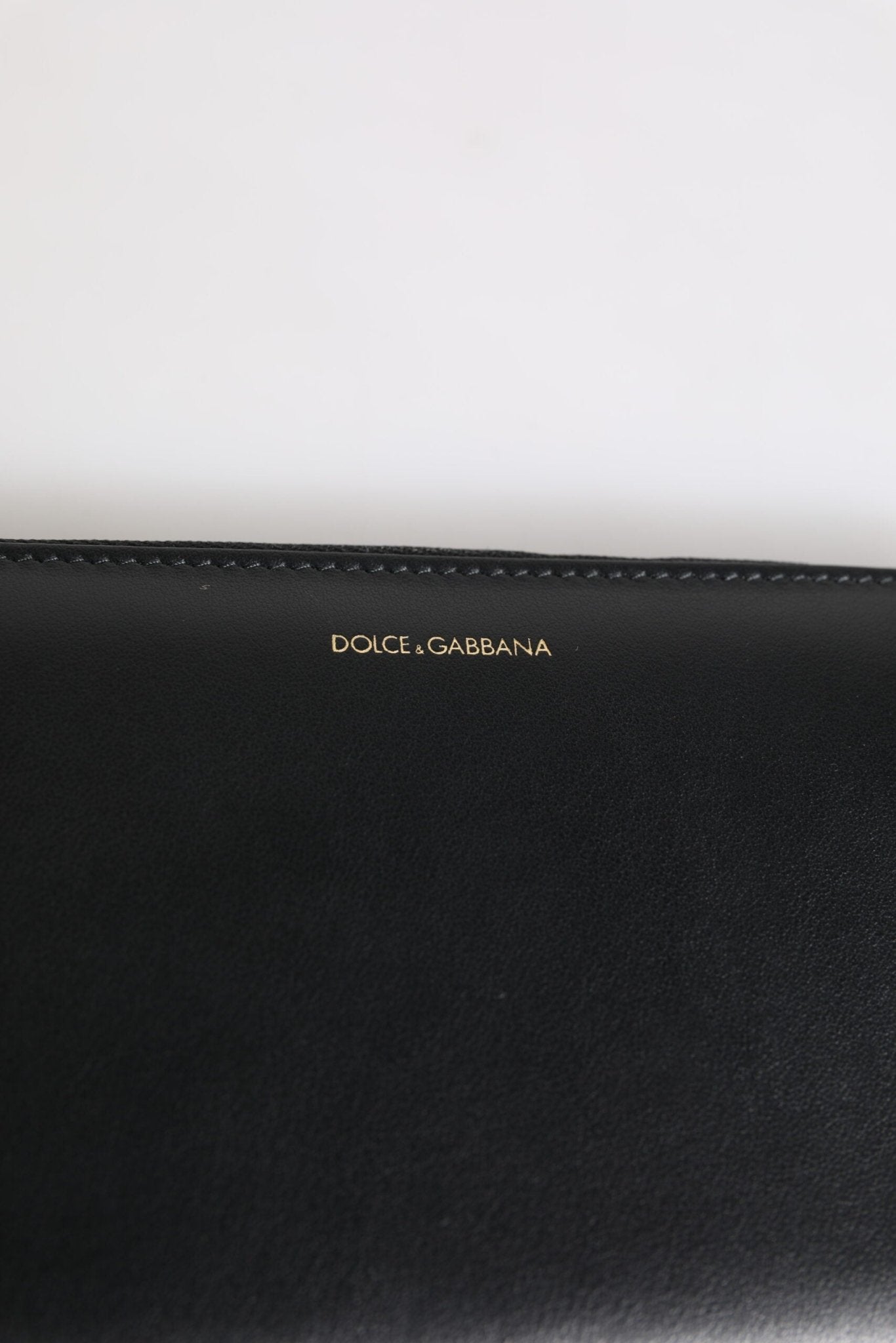 Dolce & Gabbana Black Blue Exotic Leather Embossed Continental Wallet - Sandy Store ByNet