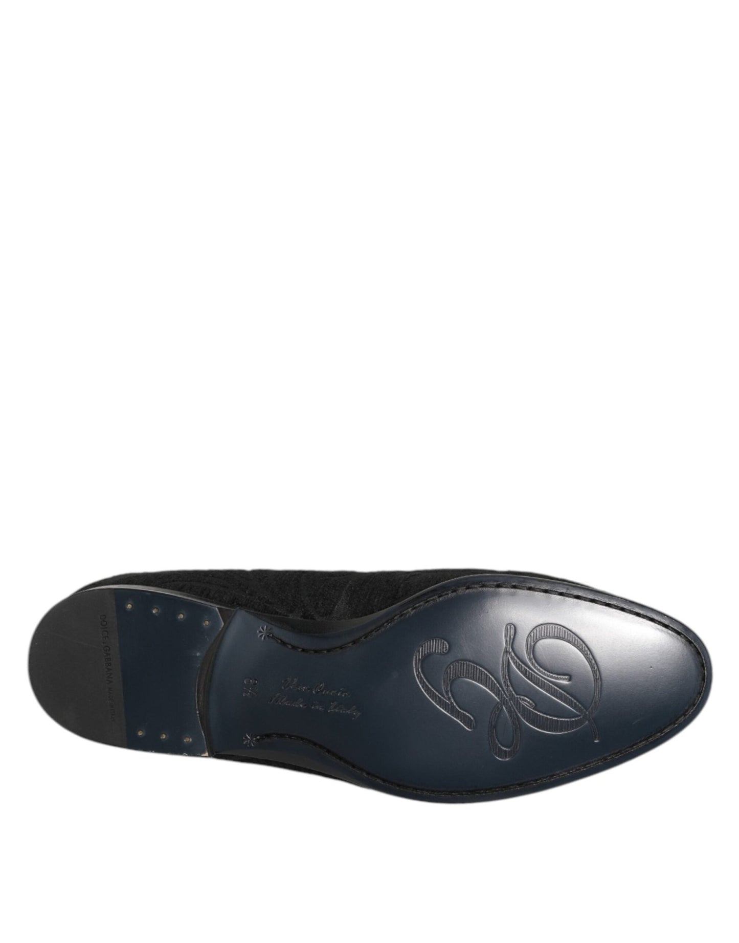 Dolce & Gabbana Black Brocade Crown Loafers Dress Shoes – EU40/US7 par Dolce & Gabbana | Disponible sur Sandy Store ByNet